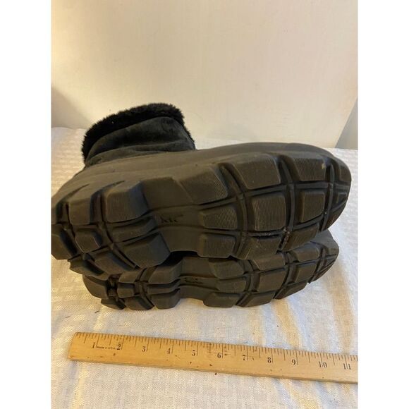 Sorel bear black lined zipper ankle boots 6.5 - Picture 5 of 11